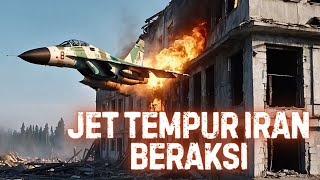 Momen Balas Dendam! Jet Tempur Iran Hancurkan Pusat Rudal Jelajah Israel