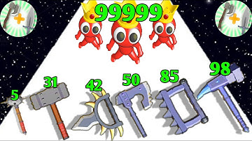 Merge Weapons - Level Up Weapon Max Level Gameplay Part 1 (Merge Weapon 3d)