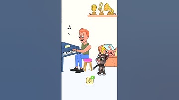 Help her sleep!!! impossible date 2 fun and tricky riddle with talking tom 2 #foryou #shorts #share