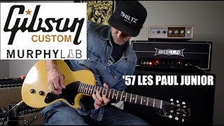 GIBSON MURPHY LAB  '57 Junior Les Paul TV Yellow