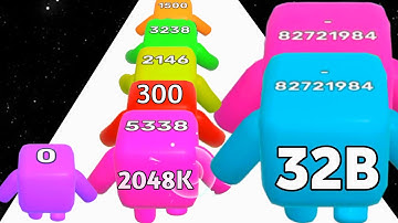 Level Up Numbers vs Venom Run 3D - Gameplay Android (Freeplay Original) All Max Level