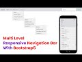 Create responsive multilevel dropdown menu in bootstrap 5  nested dropdown   bootstrap 5