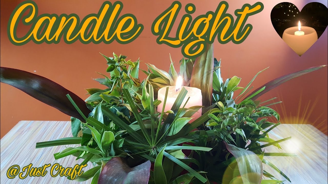 DIY Candle Light | Candle Craft | Candle Light Dinner ...