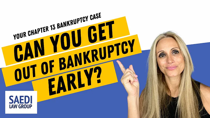 Can You Get Out of Bankruptcy Early?