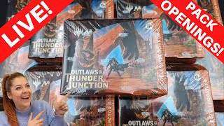 🔴LIVE May 18th 1:00 PM ET MTG Rip & Ship With Queen Honey! Outlaws of Thunder Junction + Other Packs