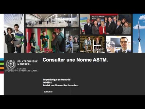 IND2902 - Consulter une norme ASTM