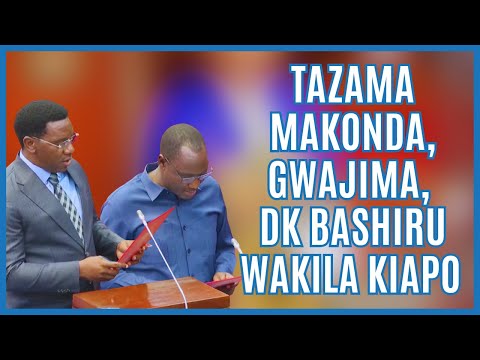 Tazama Makonda Dk Bashiru Gwajima Mwigulu Walivyokula Kiapo Bungeni