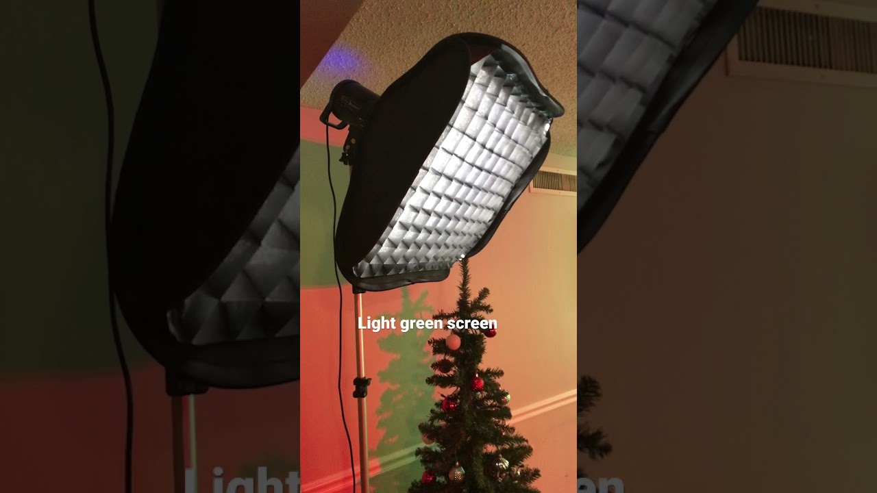 How to light a green screen  