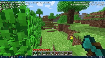 Minecraft Infdev 320 - dancing tree bug