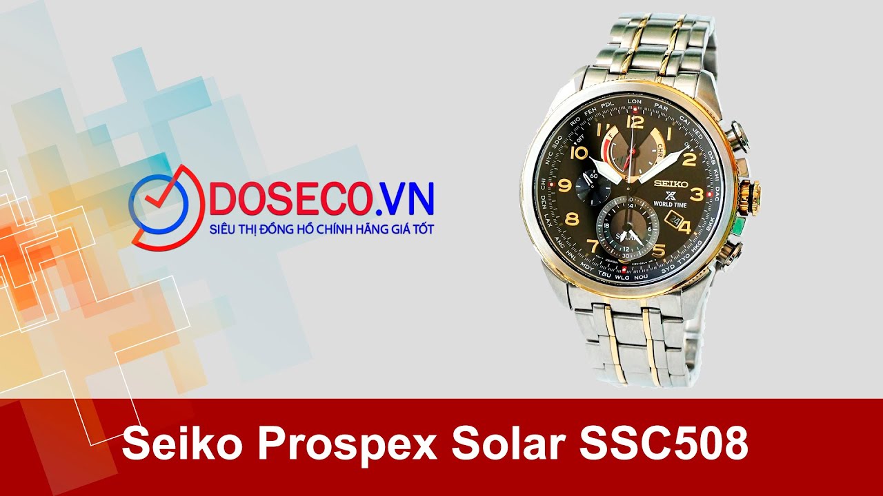 Góc Review nhanh] #1174: Seiko Prospex Solar SSC508 - YouTube