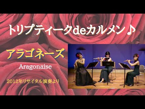 歌劇「カルメン」よりアラゴネーズ（フルート三重奏）Carmen / Aragonaise / Georges Bizet / Flute Trio