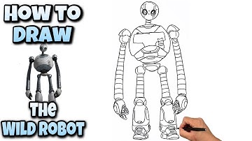 How To Draw The Wild Robot | The Wild Robot Movie #drawing #thewildrobot #thewildrobotmovie
