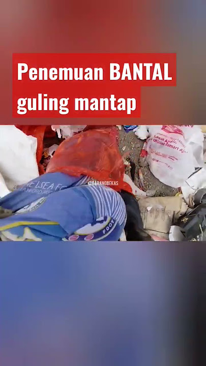 Penemuan BANTAL guling mantap