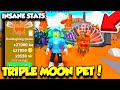 I HATCHED THE RAREST TRIPLE MOON THANKSGIVING PET IN SABER SIMULATOR AND IT'S INSANE! (Roblox)