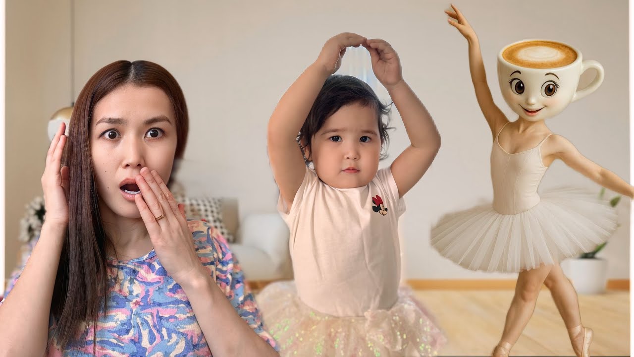 ҮЙГЕ БАЛЕРИНА КАППУЧИНА КЕЛДІ☕️🏡| АЙСЕЛЬ ДОС БОЛЫП АЛДЫ😱