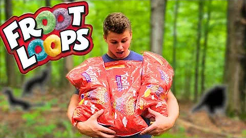 Pile of Cereal Left in the Woods (Trail Camera Footage) What will eat it!?