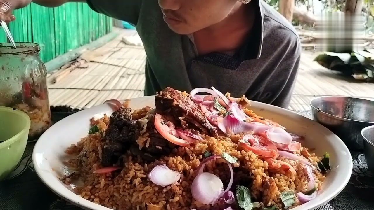 chicken Biryani Recipy/chicken Biryani eating/