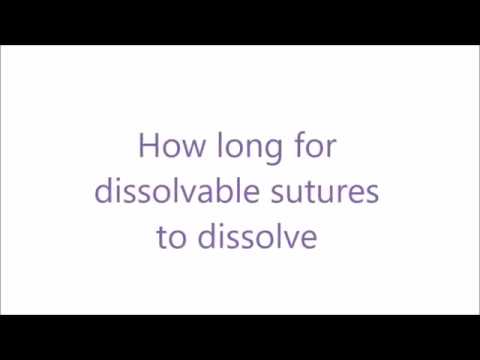 How Long Does It Take for Stitches to Dissolve? (5 Tips for Healing) – The  Amino Company