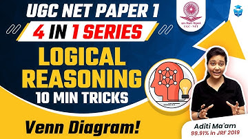 UGC NET Paper 1 | Logical Reasoning Venn Diagram by Aditi Mam | UGC NET DEC 2023 | JRFAdda