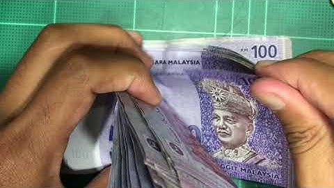 Counting Money Malaysian Ringgit (MYR)