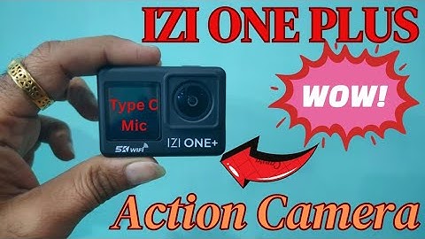 IZI ONE PLUS ACTION CAMERA MOTO SETUP II Budget 5K ACTION CAMERA