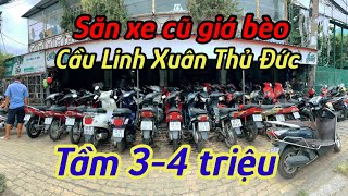 Săn xe máy cũ rẻ bèo tầm 3-4tr ngay chân cầu Linh Xuân Thủ Đức
