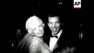 Boda de Jayne Mansfield y Mickey Hargitay