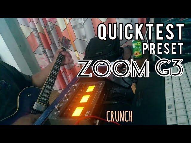 Quick Test ZOOM G3 Guitar Efx class=