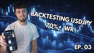 This USDJPY strategy has a 70%+ win rate | FULL backtest (EP. 3)
