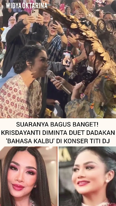 keren! Krisdayanti duet dadakan di konser Titi DJ #krisdayanti #titidj