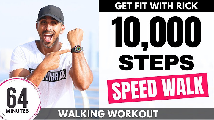 10000 steps SPEED Walking Workout | 10K steps challenge