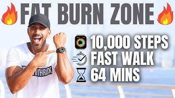 10000 steps SPEED Walking Workout | 10K steps challenge