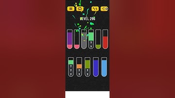 Water sort puzzle level 296