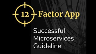 12 Factor App Rules MicroServices