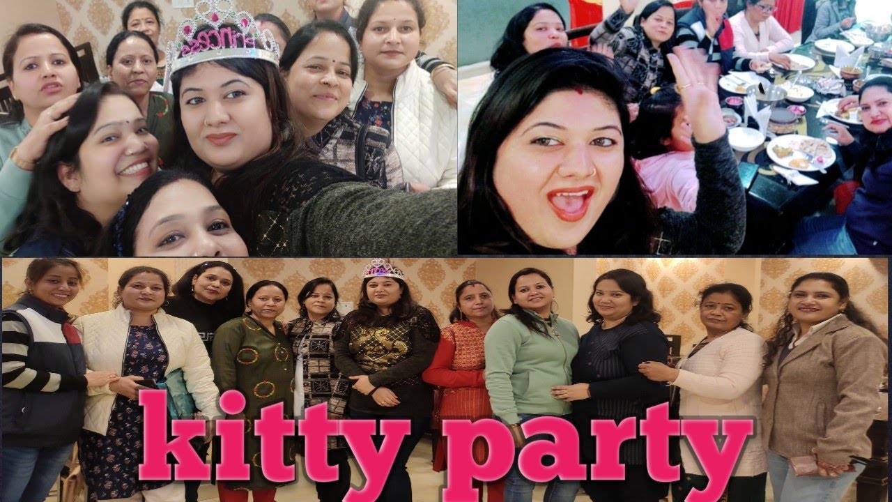 Kitty Party Vlog Ladies Kitty Party food fun and games YouTube