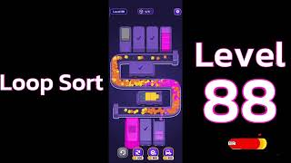 Loop Sort Level 88  🚚🔁 | Satisfying Truck Puzzle Gameplay | Go Answer