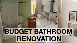 ENTIRE BATHROOM RENOVATION FROM START TO FINISH!