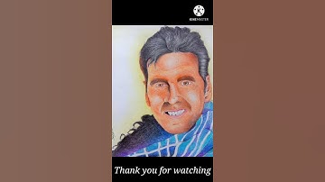 Akshay Kumar Portrait Drawing || Colour Pencils [[Timelapse]]