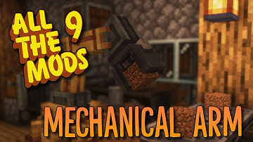 Minecraft All The Mods 9 - #8 CREATE Mechanical Arm