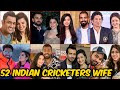 52 Indian Cricketers Wife 2021