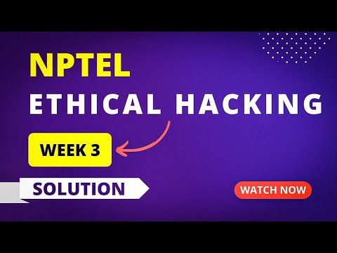 NPTEL Ethical Hacking Assignment 3 Answers