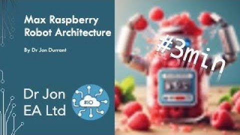 #3min Maximum Raspberry Robot Architecture (#rpi #rpipico) | DrJonea.co.uk