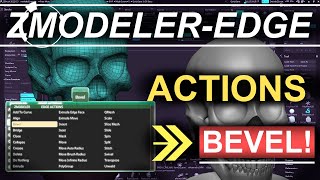 ZBrush - ZModeler Edge(Actions) - 