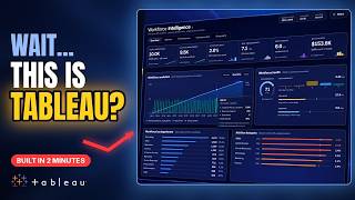 This Tableau HR Dashboard Doesn't Look Like Tableau (2 Min Build) #tableau Update