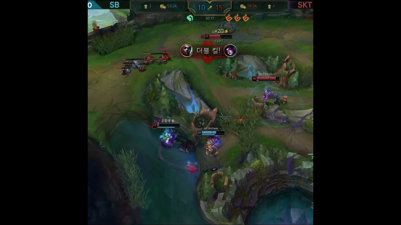 Faker casually 1v3ing on Ekko😵(2019)