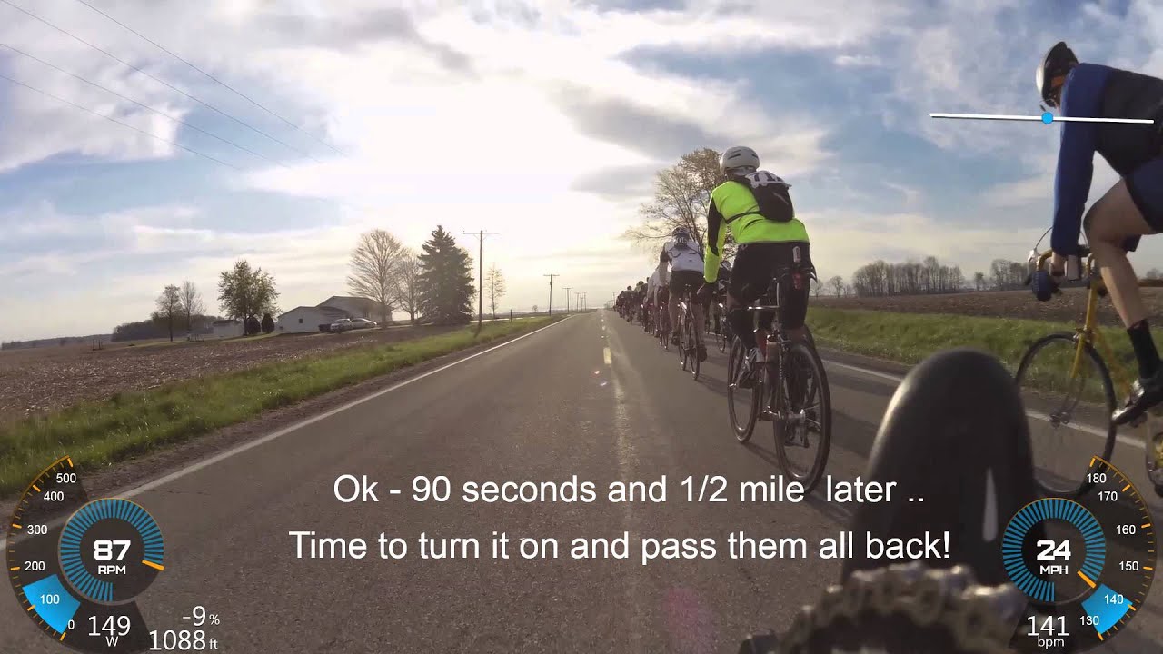 How not to ride in a peleton by Larry Oslund - YouTube