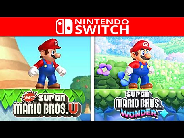 Super Mario Bros Wonder Vs. New Super Mario Bros U Deluxe