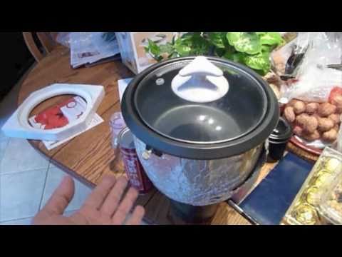 Rice cooker woodgas stove