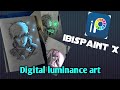 Luminance Art /Glow effect using Ibispaint X /tutorial