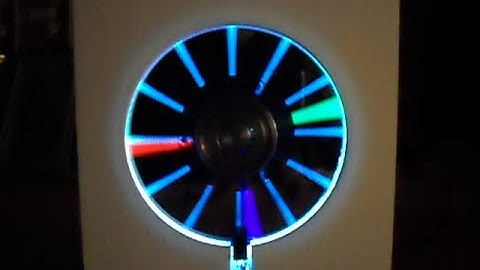 Arduino HDD POV clock ( Persistence of vision )